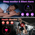 Reloj inteligente para hombre, rastreador de actividad física: Bluetooth resistente al agua, responder llamada, relojes digitales para hombre, podómetro, podómetro, reloj inteligente para teléfonos