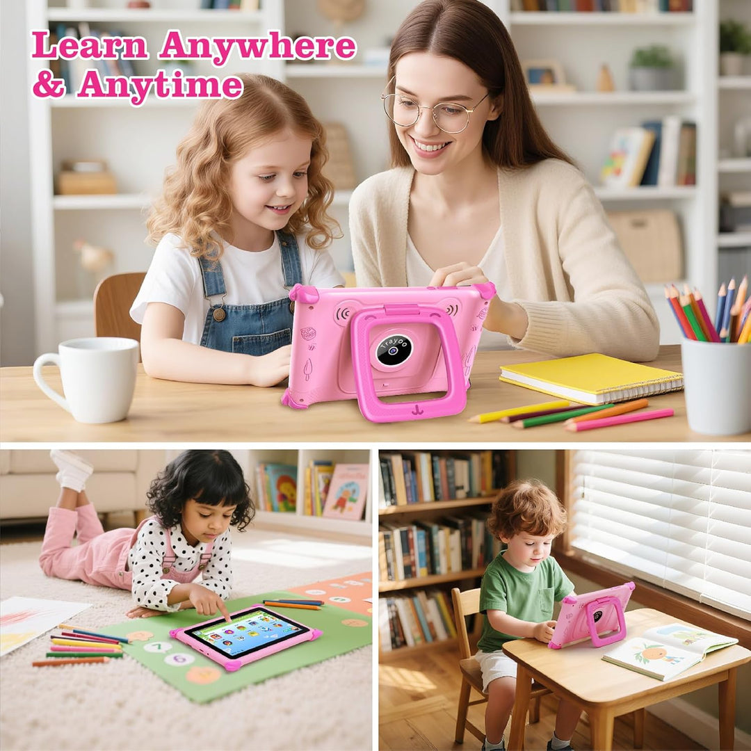 Trayoo Tableta infantil de 7 pulgadas para niños con ROM de 32 GB,...