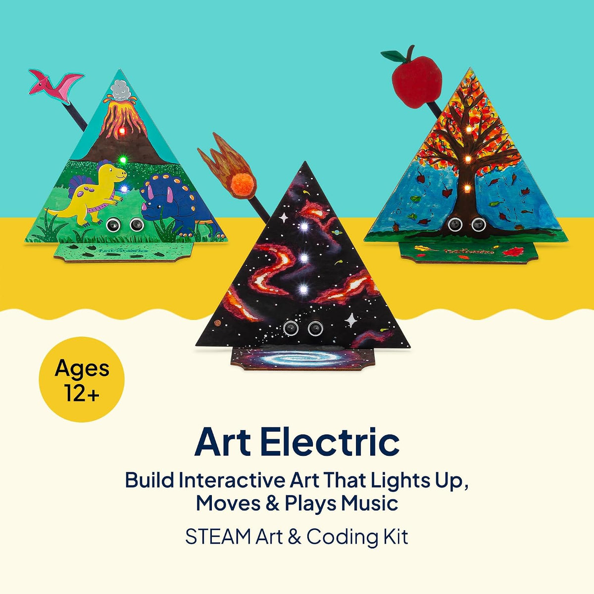 Art Electric STEAM Kit Interactivo Luces Movimientos Reproduce