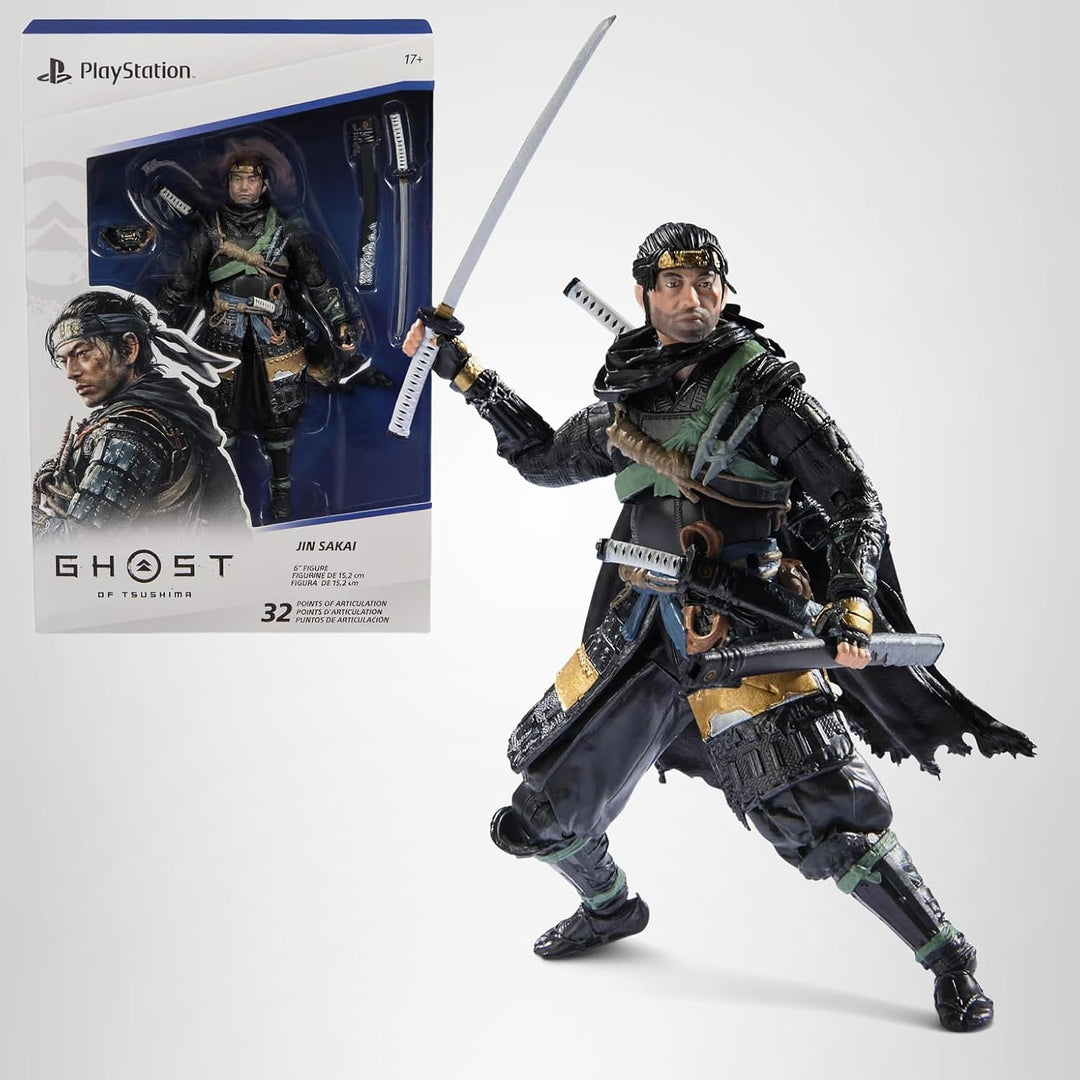 PlayStation, Ghost of Tsushima, figura de acción samurái Jin Sakai...