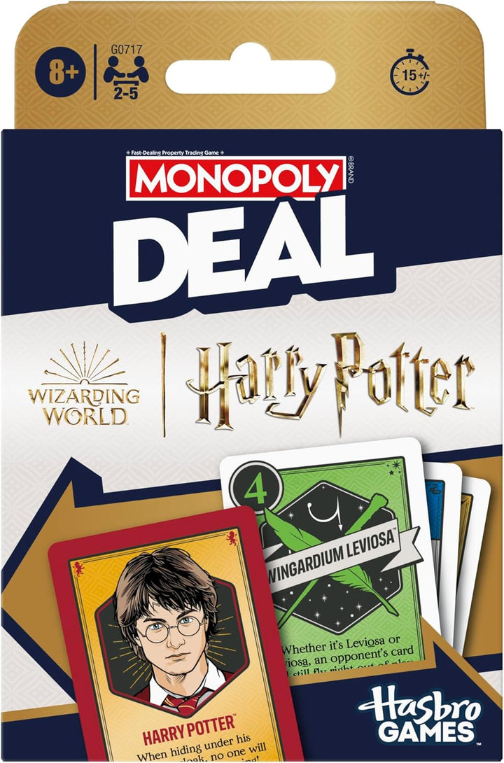 Monopoly Deal Juego de cartas de Harry Potter Juegos