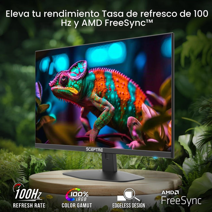 ¡Nuevo! Sceptre - Monitor para juegos de 27 pulgadas 100 Hz 1 ms Di...