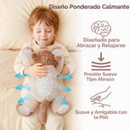 Niuniu Daddy Peluche con peso de lobo, almohada de felpa para niños y