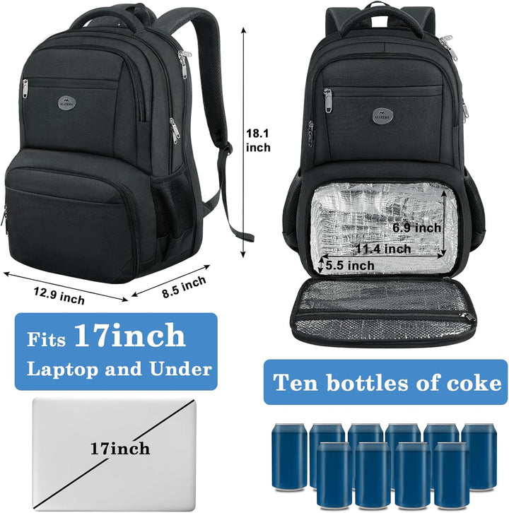 MATEIN Mochila de almuerzo para hombres de trabajo, mochila resiste...