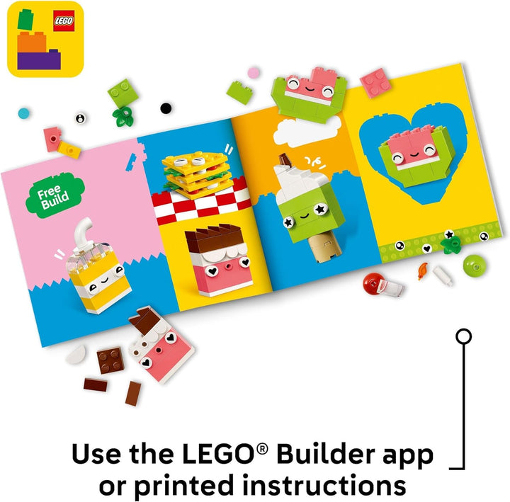 LEGO Classic Creative Food Friends - Juego de juguetes de