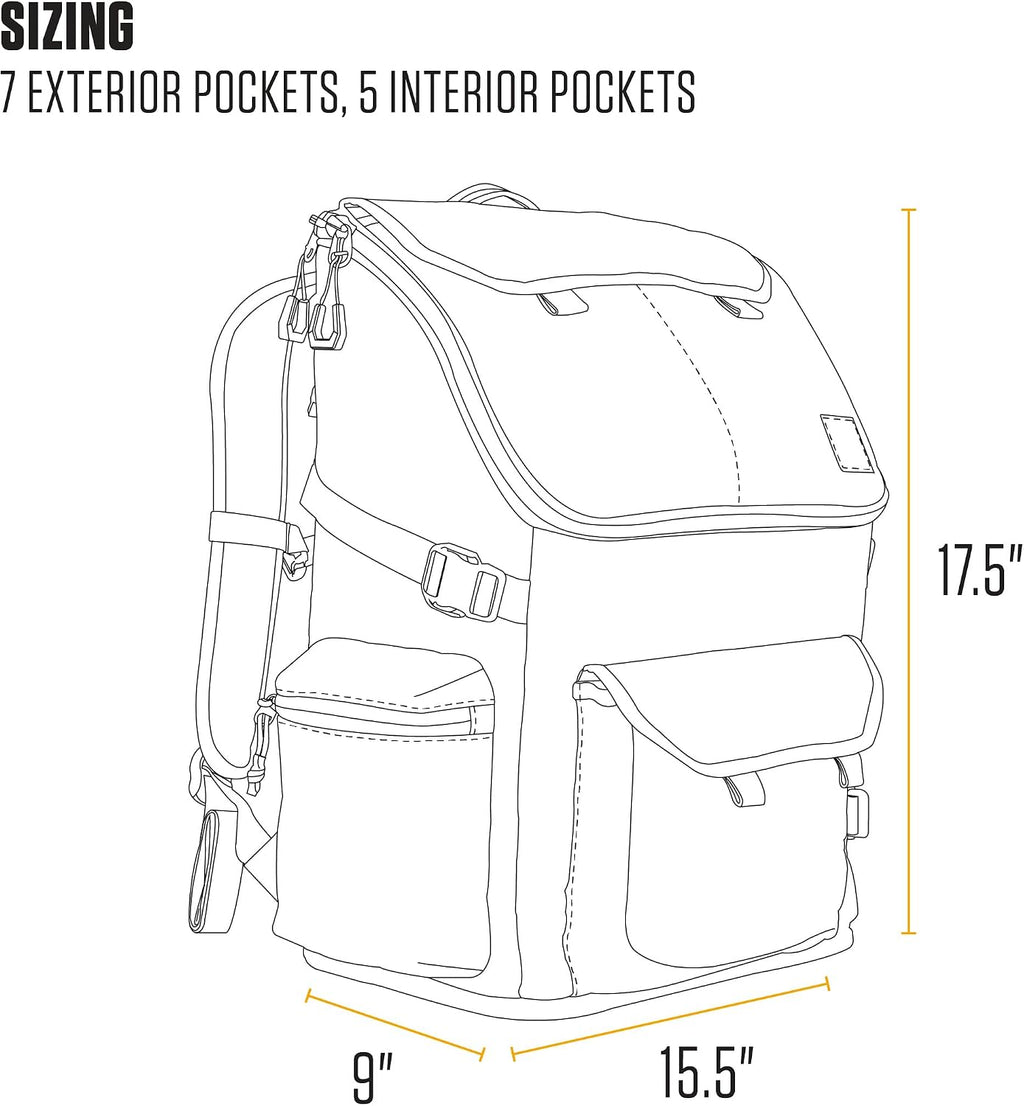 Carhartt Mochila unisex de 35L de nailon para jornada laboral, resistente al agua, con bolsillo acolchado para portátil de 15 pulgadas, Asfalto, Tamaño único