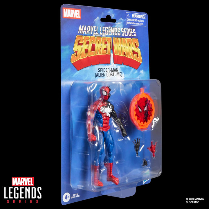 Marvel Legends Series Secret Wars Spider-Man (disfraz de Alien), Re...