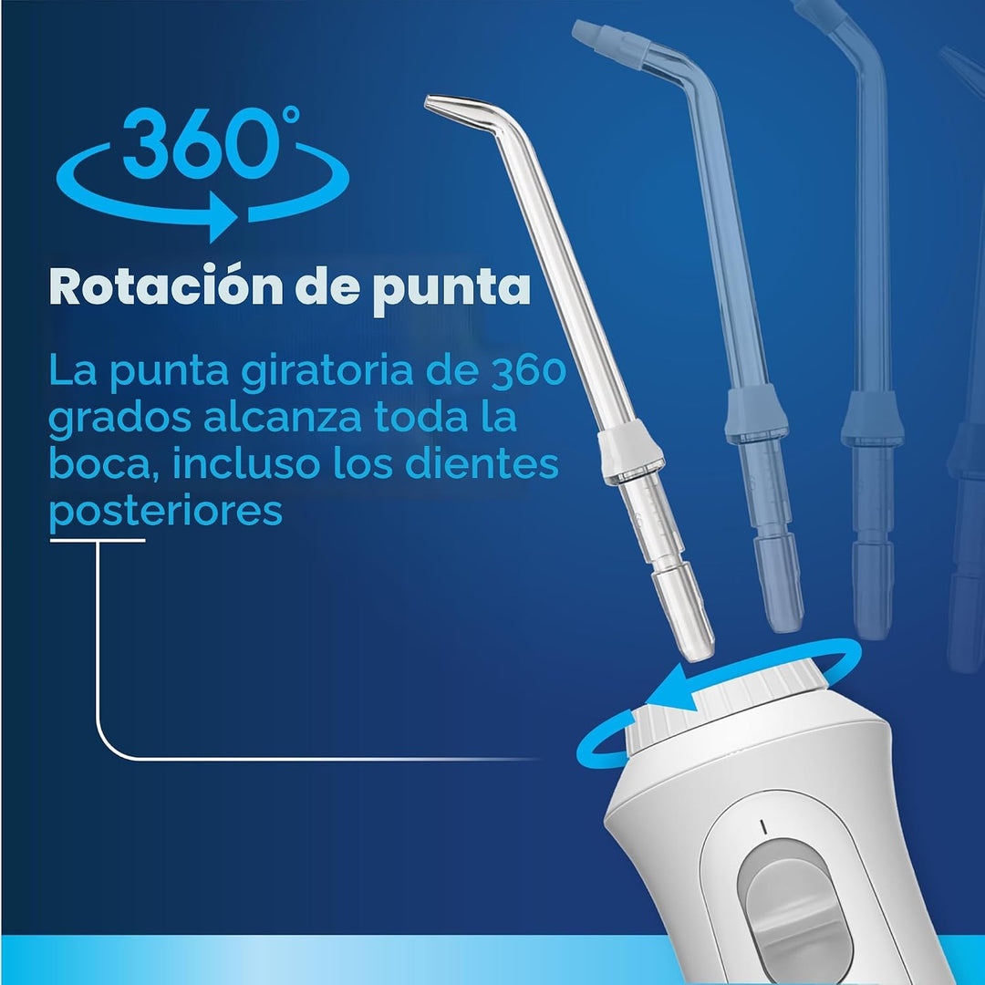 Waterpik Irrigador de agua inalámbrico Pearl recargable portátil pa...