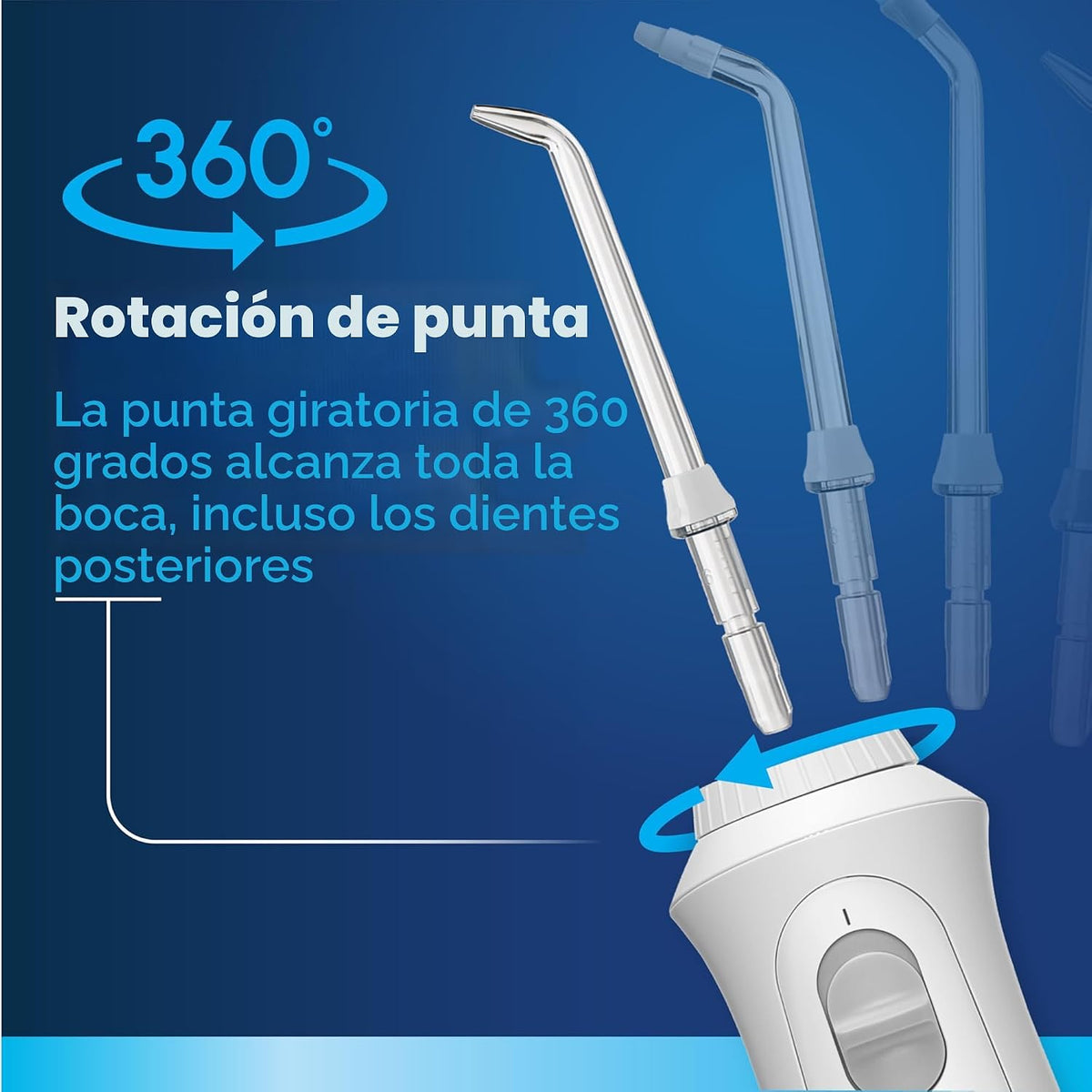 Waterpik Irrigador de agua inalámbrico Pearl recargable portátil pa...