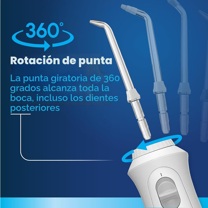 Waterpik Irrigador de agua inalámbrico Pearl recargable portátil pa...