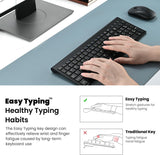 cimetech EasyTyping KF10 Combo de Teclado y Ratón Inalámbrico, [Tec...
