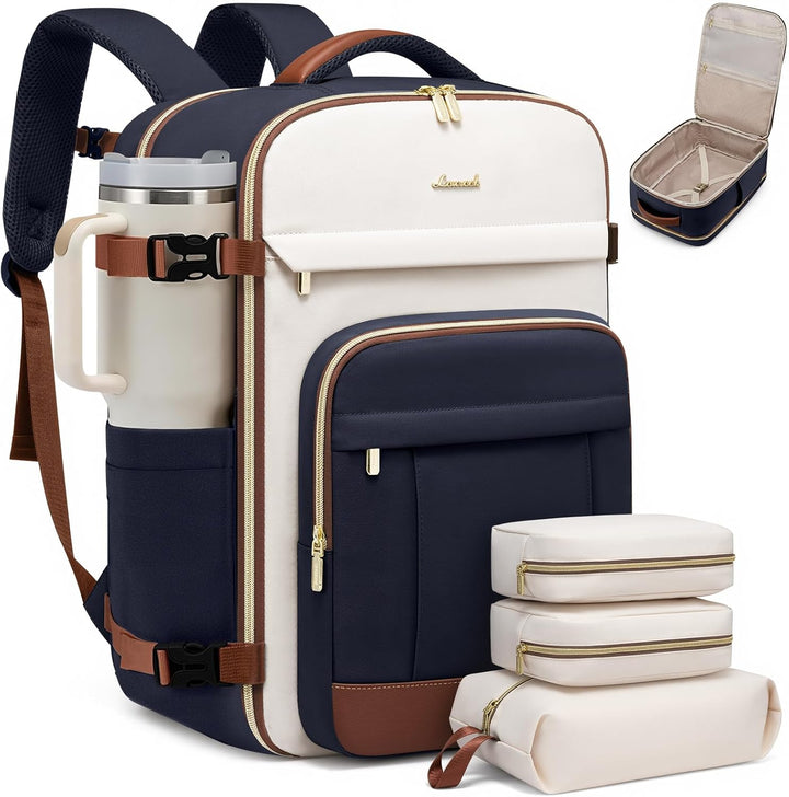 LOVEVOOK Mochila de viaje para mujeres y hombres, mochila de mano y...
