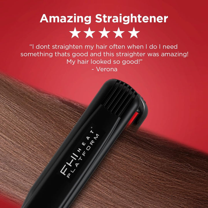 FHI HEAT Plancha de pelo de turmalina Platform Pro Styling para tod...