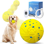 Dolita Juguete interactivo para perros con control remoto, 3 modos, bola vibradora, bola de perro que rebota, bola rodante automática inteligente, material E-TPU para perros grandes/medianos