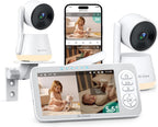 Dr.Care LumiView Plus Monitor de bebé WiFi inteligente de 5.5 pulgadas con