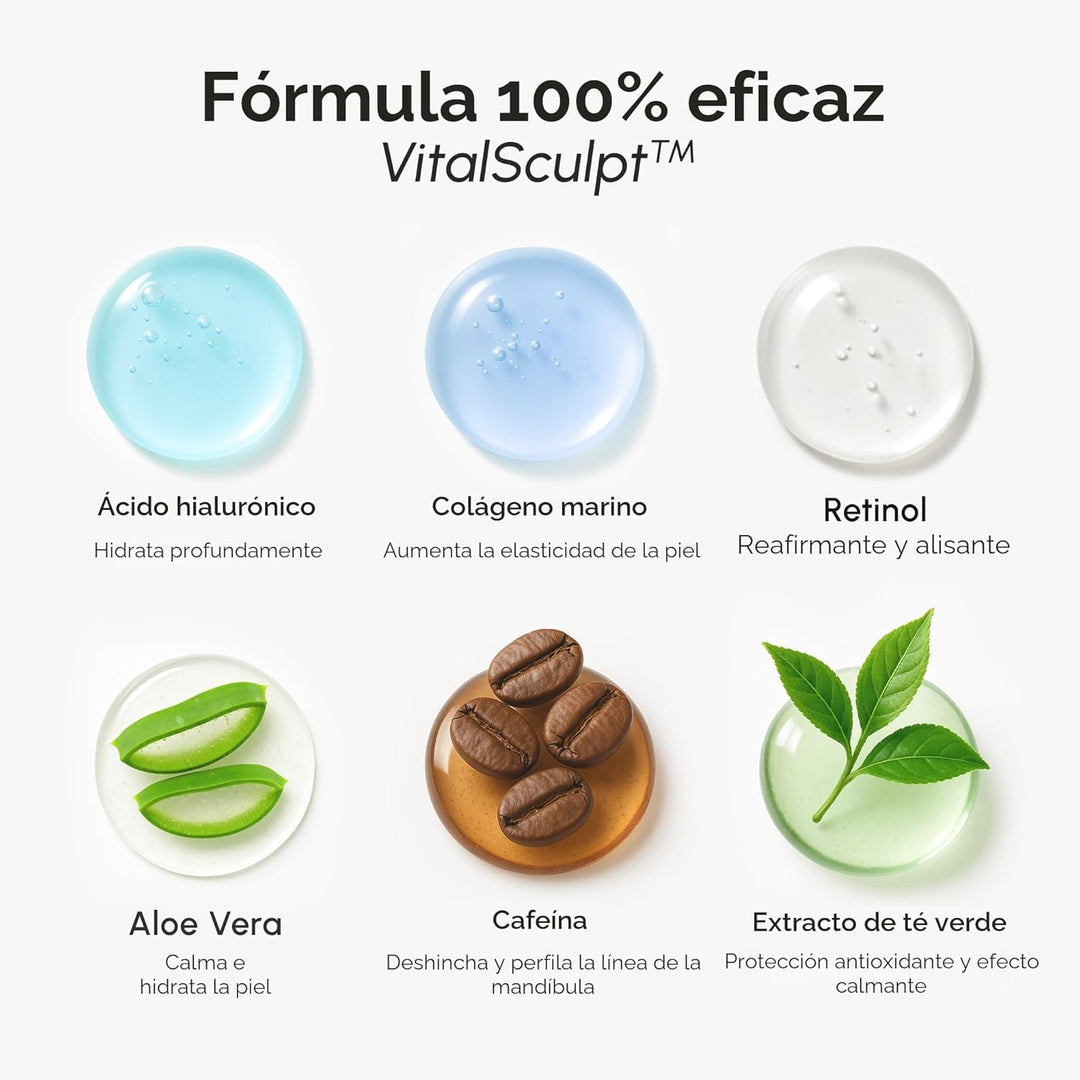 Máscara de elevación V Line de MAREE con ácido hialurónico \u2013 M...