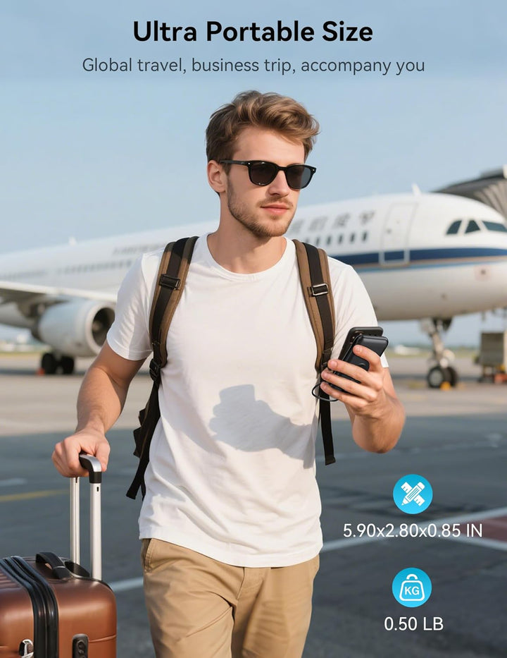Portable Charger, 10000mAh 22.5W Power Bank Fast Charging with Buil...