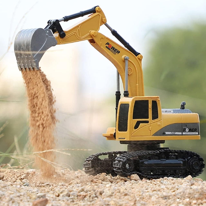ID Gerilla Excavadora de control remoto, juguete de construcción a...