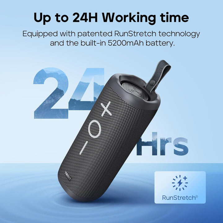 Tribit StormBox 2 - Altavoz Bluetooth con sonido envolvente 360° de...