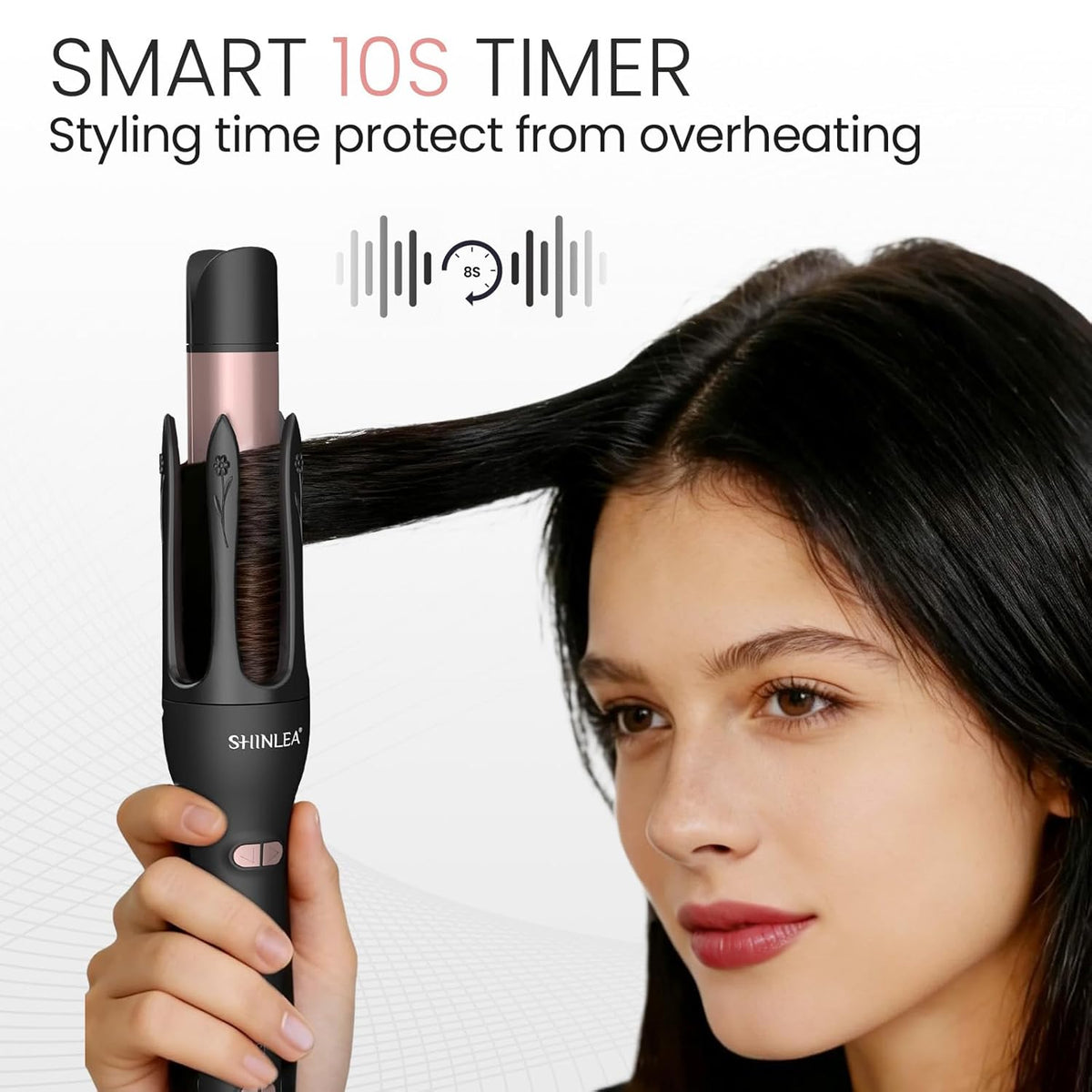Rizador de pelo automático, rizador giratorio automático de 1 1\/4...