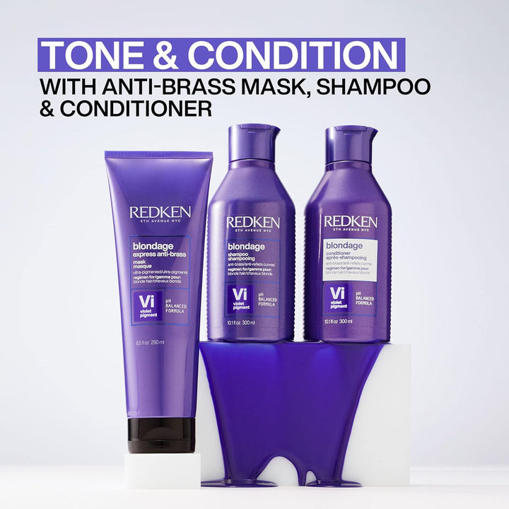 Redken Blondage Purple Shampoo For Blonde, Bleached or Highlighted...
