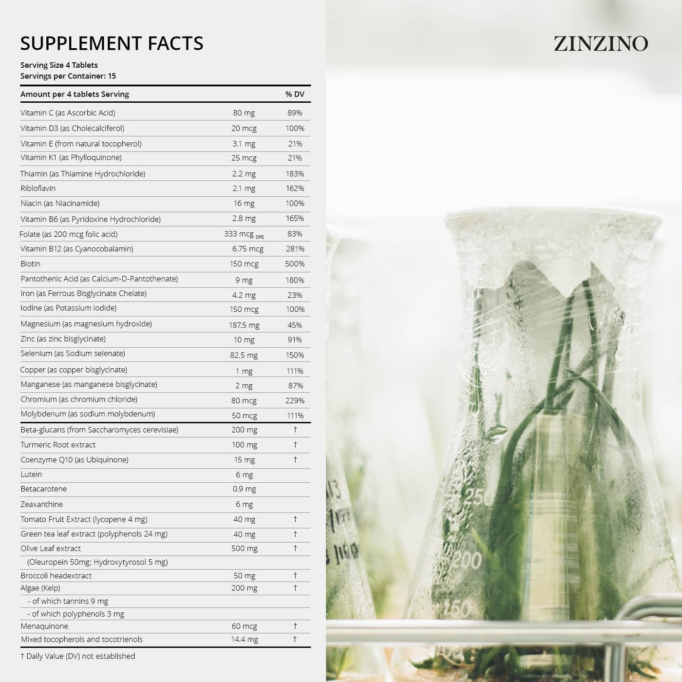 Zinzino - Xtend, Suplemento Inmune con 23 Vitaminas y Minerales Ese...