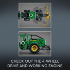 LEGO Technic John Deere 948L-II Skidder 42157 Kit avanzado de construcción de juguete de tractor para niños de 11 años en adelante, regalo para niños que aman la ingeniería y los vehículos agrícolas