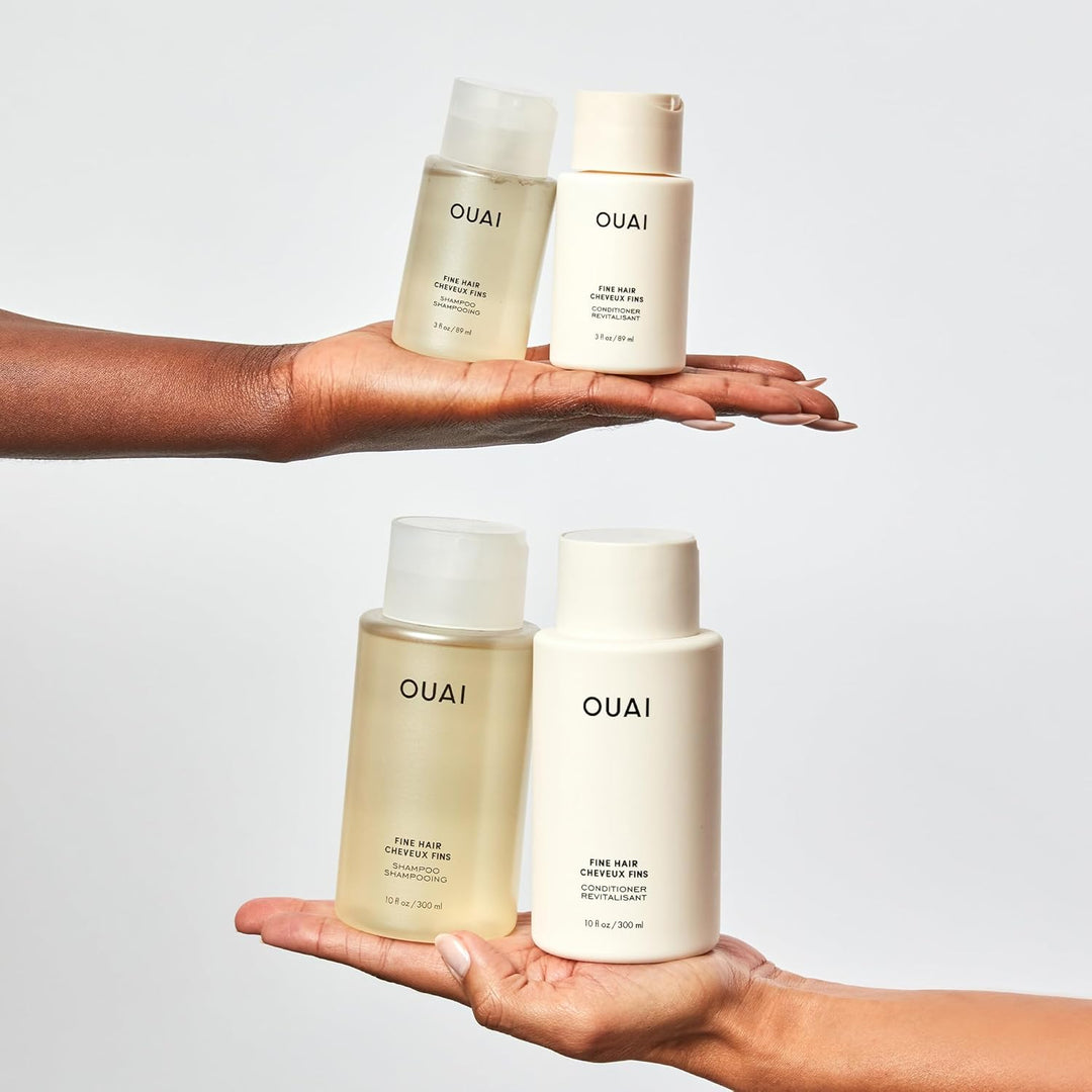 OUAI Champú para Cabello Fino Tamaño de Viaje - Champú Voluminizado...