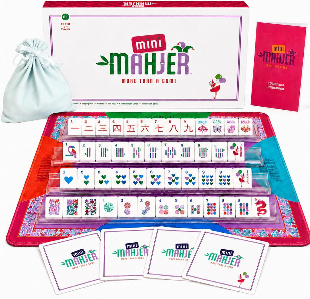 Mini Mahjer Mahjong para niños, juego de mahjong americano | Rackin' Rosie