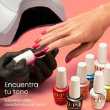 Esmalte de uñas en gel OPI GelColor LED Cure | Tonos blancos, grise...