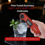 Termómetro digital recargable para carne, GrillBliss USB-C recargable con lectura rápida de 0.5 segundos y precisión de ± 0.5 ℉, pantalla LCD VA, termómetro de cocina para barbacoa