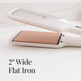Remington Shine Therapy - Alisadora de cabello de 2 pulgadas, planc...