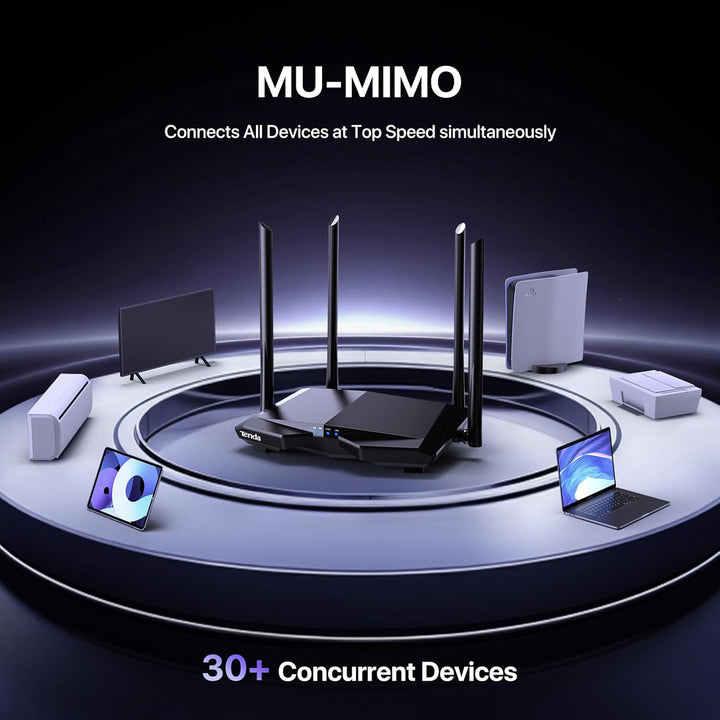 Tenda N300 Router WIFI inalámbrico con antena de alta potencia 5dBi...