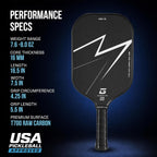GARYE Paletas de pickleball, raqueta de fibra de carbono cruda T700 con