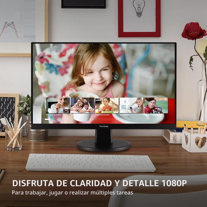ViewSonic VA2247-MH Monitor de 22 pulgadas Full HD 1080p con 100Hz,...