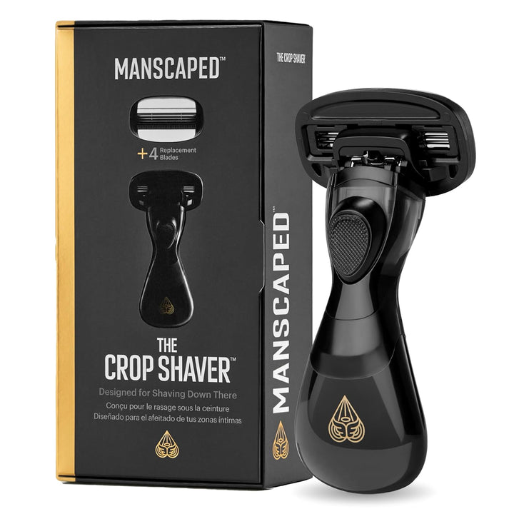 MANSCAPED® The Crop Shaver® - Maquinilla de afeitar de acero inoxid...