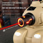 Paquete de 2 tanques infrarrojos control remoto que dispara
