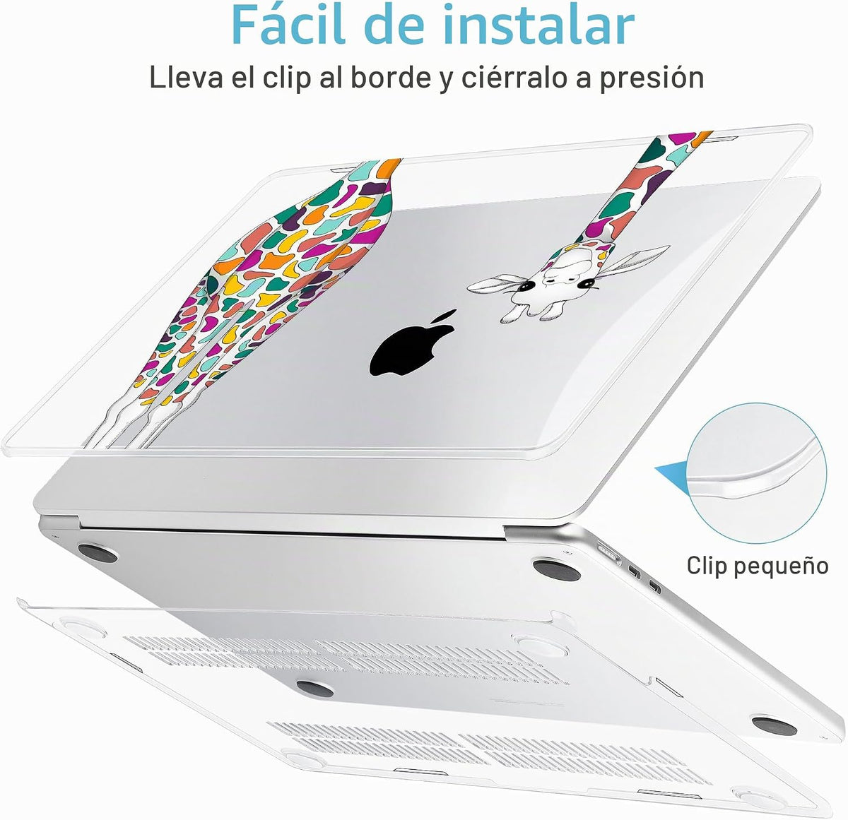 Mektron Funda para MacBook Air 2025 M4 de 13.6 pulgadas A3240 compa...