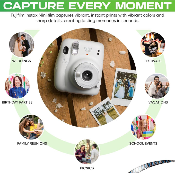 Fujifilm Instax mini película instantánea de luz diurna (paquetes d...