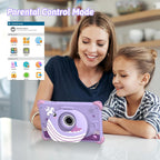 Tablet infantil de 7 pulgadas para niños pequeños, Android 12, 4 GB de RAM, 32 GB de ROM, Púrpura