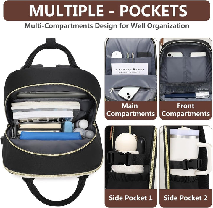 Mochila para laptop para mujer, mochilas de viaje \u2013 Bolsa para...