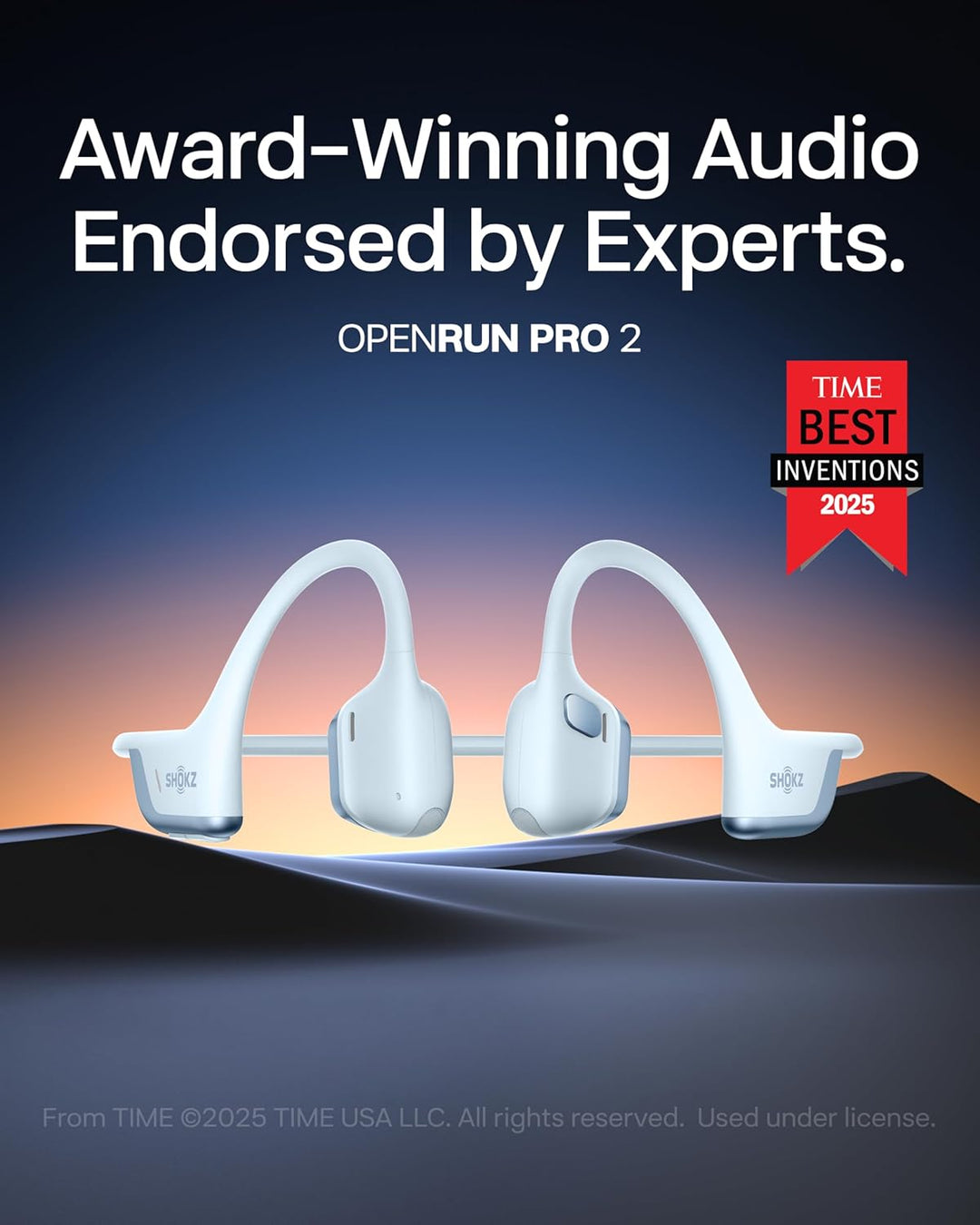 SHOKZ OpenRun Pro - Auriculares de conducción de 2 huesos, auricula...