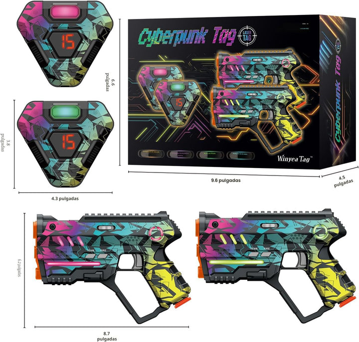 Juego de Laser Tag de 2, Juego de Laser Tag para Niños Juego Interi...
