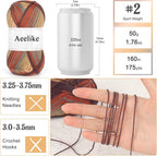 Aeelike Kit de ganchillo para adultos,Top de ganchillo de playa para mujer