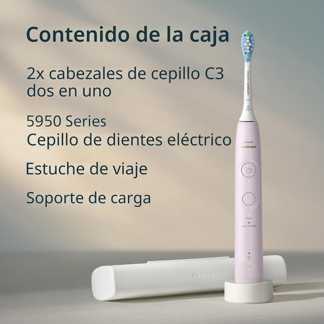Philips Sonicare Cepillo de dientes eléctrico serie 5950, con senso...