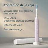 Philips Sonicare Cepillo de dientes eléctrico serie 5950, con senso...