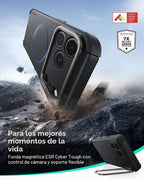 ESR Cyber Tough - Funda para iPhone 18 Pro Max/17 Pro Max con soporte