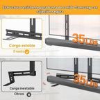 Soporte de TV para barra de sonido Samsung Soportes de TV para barra de sonido HW-Q990C/HW-Q990D/Q930C/HW-Q930B/HW-Q930D y más – Soporte ajustable en altura para montaje en barra de sonido Samsung, soportes de pared para altavoces WR y soporte remoto