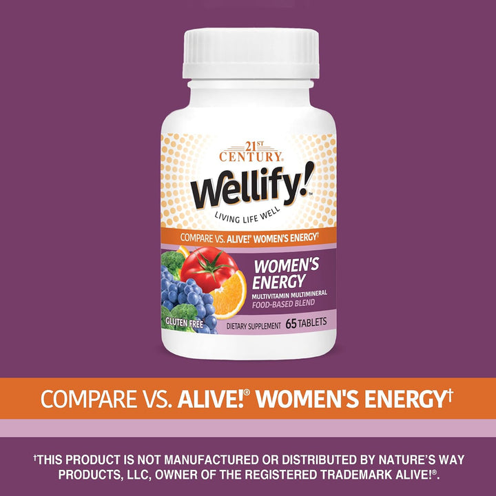 21st Century Wellify - Multivitaminas energéticas con minerales par...