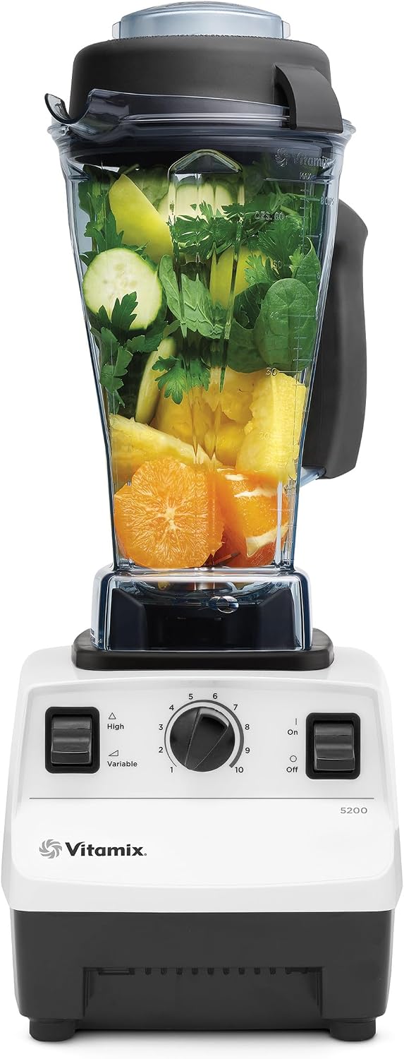 Vitamix 5200 Licuadora de grado profesional, contenedor de 64 oz., blanco
